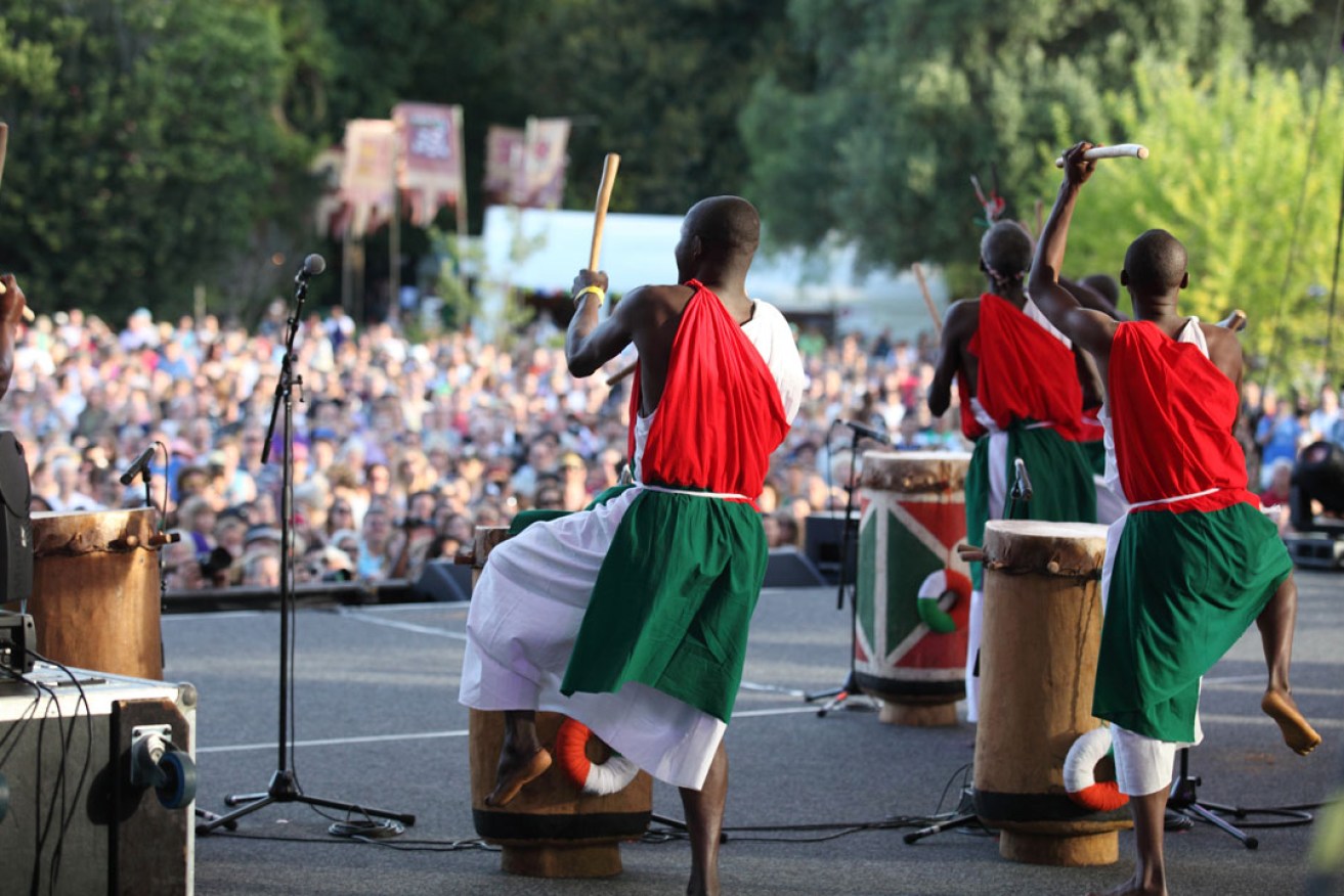 The Master Drummers of Burundi spark awe and delight. Photo: Tony Lewis
