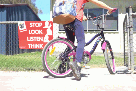 Govt halves primary school bike safety program
