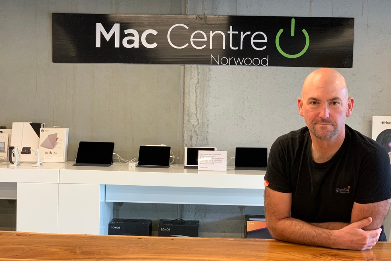 Mac Centre Norwood Director Dave Hefford has been run off his feet in recent weeks.