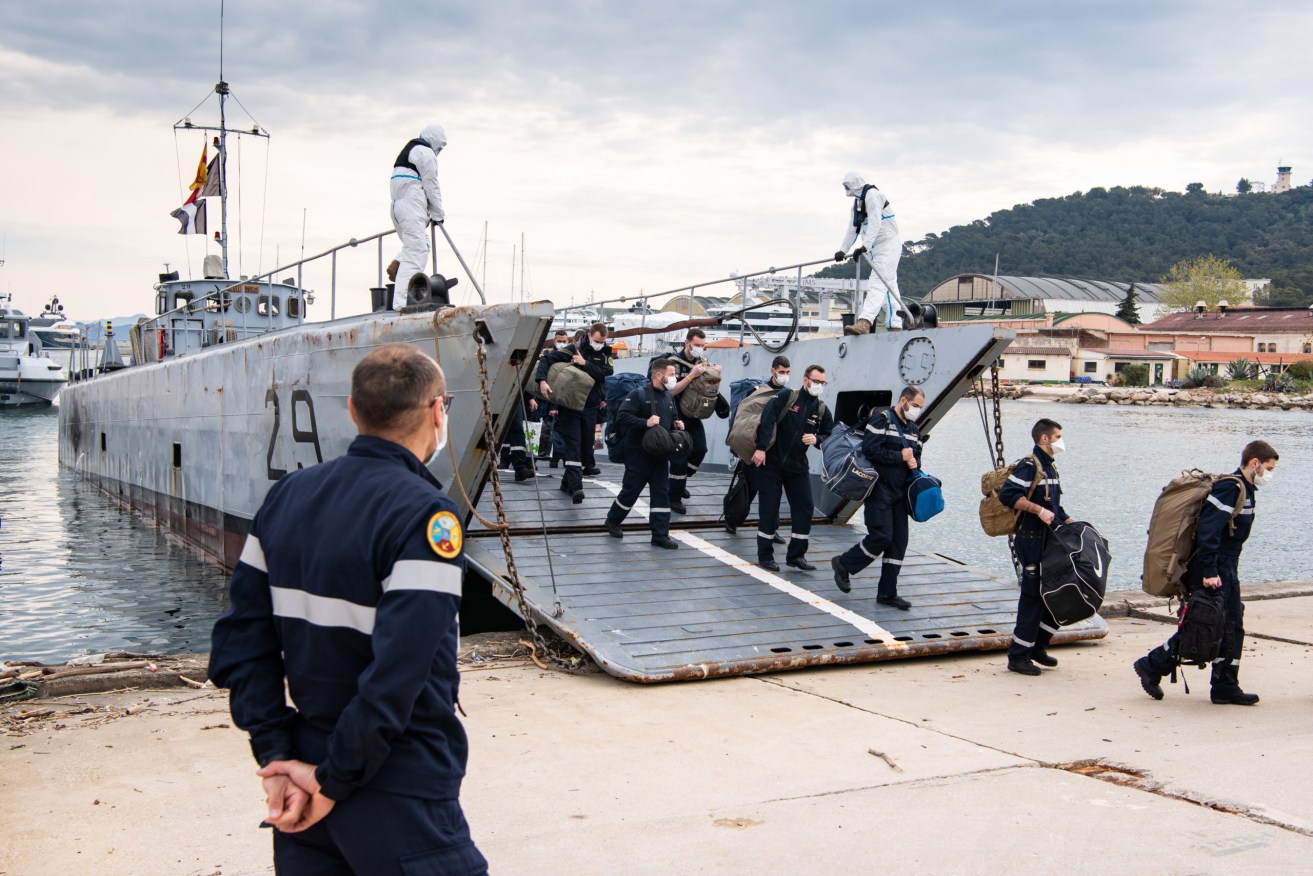 Photo: EPA/Jonathan Bellenand/French Navy