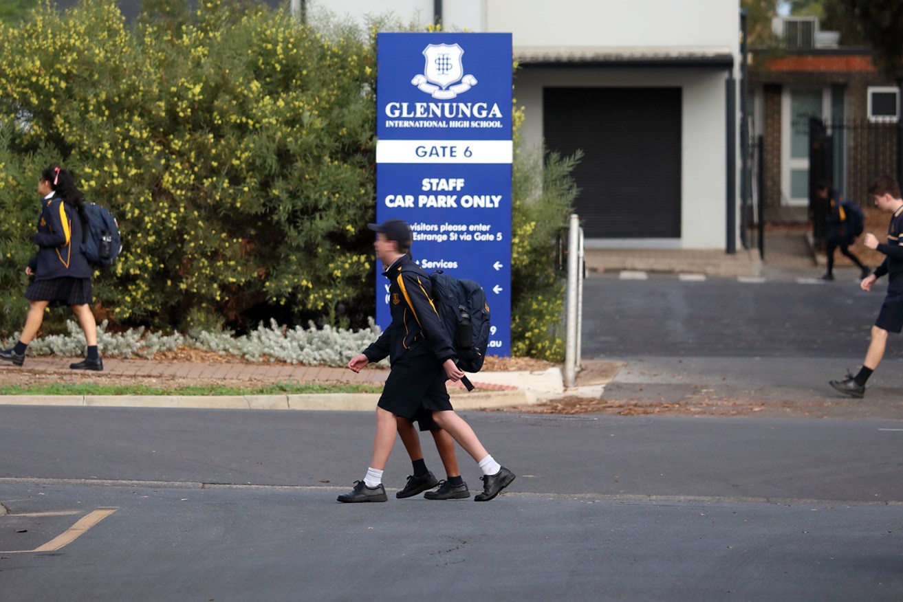 Students will return to school in Adelaide today. Photo: Tony Lewis/InDaily