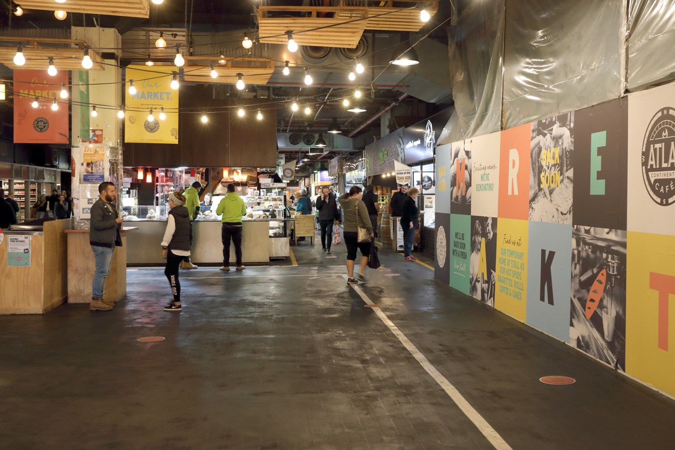 The city council is considering again cutting rent for Central Market traders. Photo: Tony Lewis/InDaily