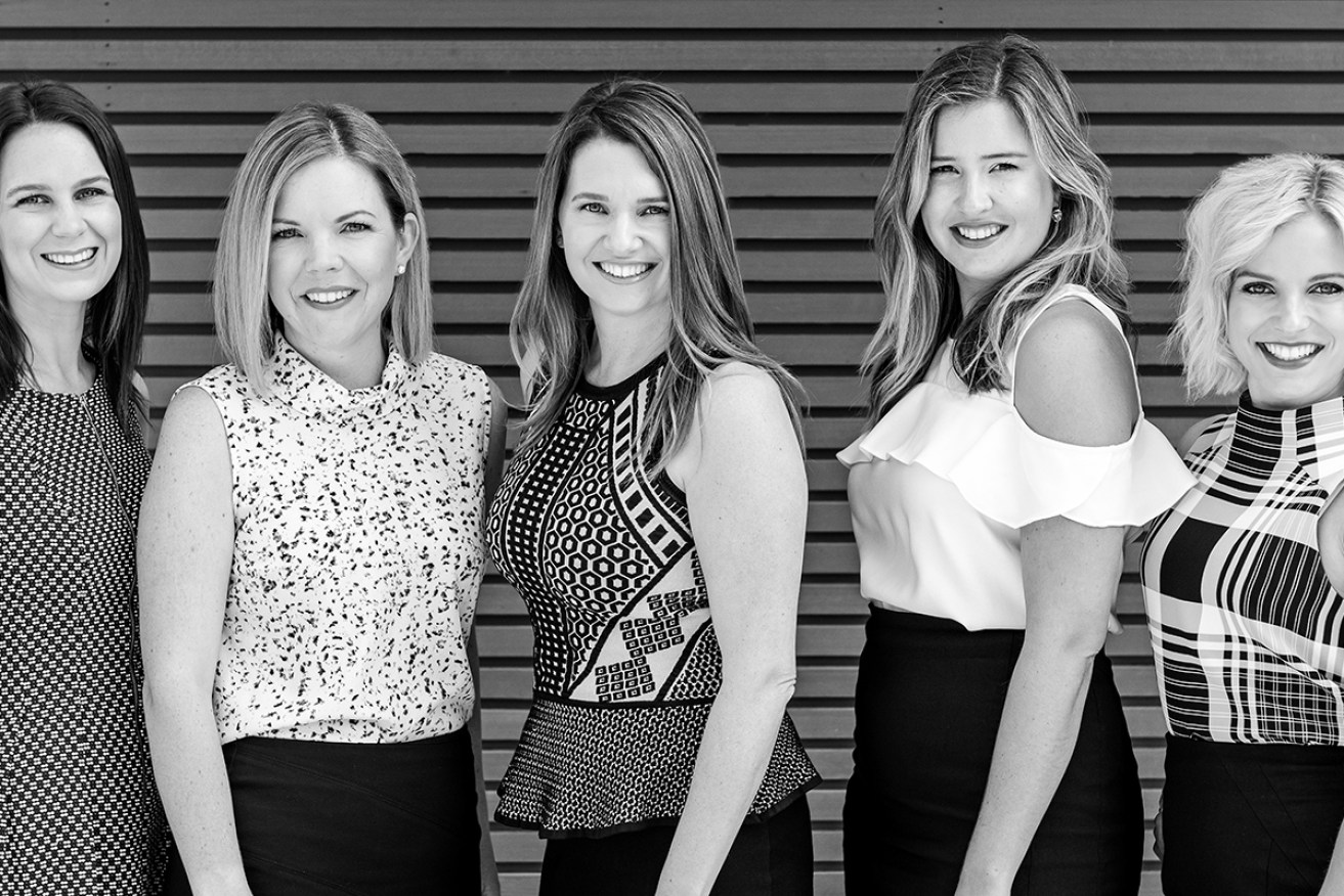 Nicole Underwood, centre, and the team at Underwood Executive say they have started to see an increase in recruitment activity. 