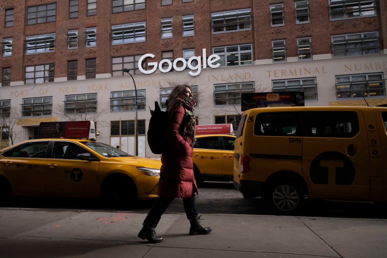 The Google offices in New York. Adelaide's Solstice Media one of a handful of publishers who have signed on to a new Google news product. Photo: AP/Mark Lennihan