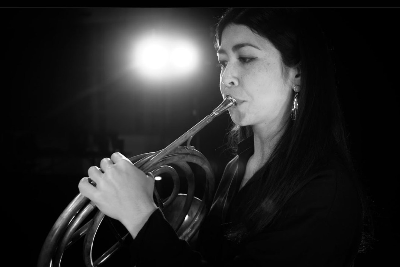 Emma Gregan performing in the ASO's Virtual Concert Hall.