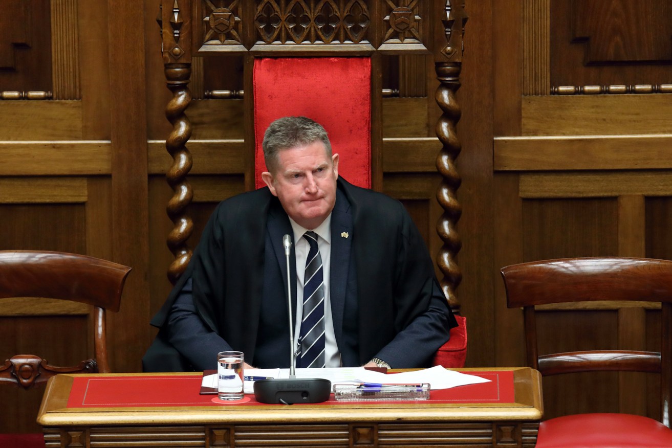 Terry Stephens was elected Upper House president in February. Photo: Tony Lewis / InDaily