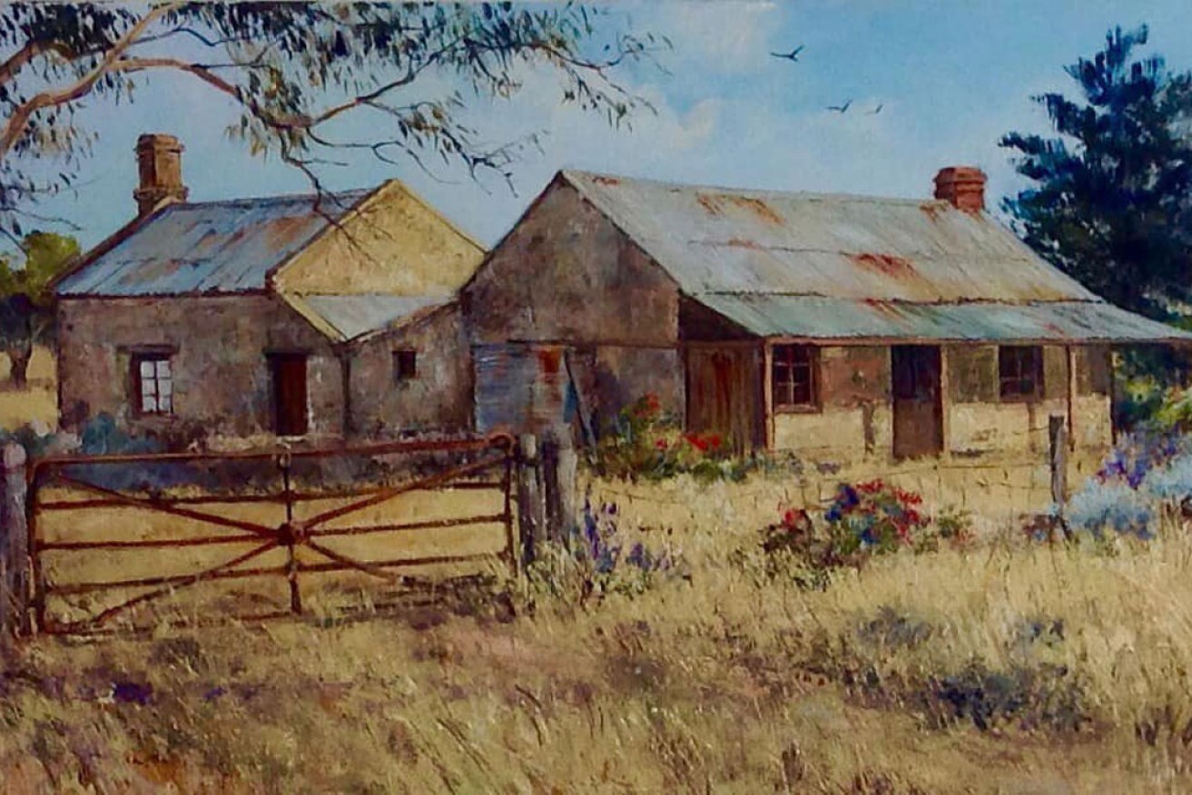 Woodchester Cottage, by Lyn Robins, was part of Lorraine Rosenberg's collection.