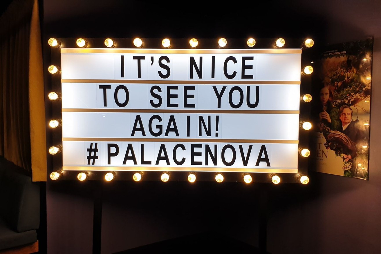 Palace Nova is welcoming back cinema-goers. Photo: Facebook
