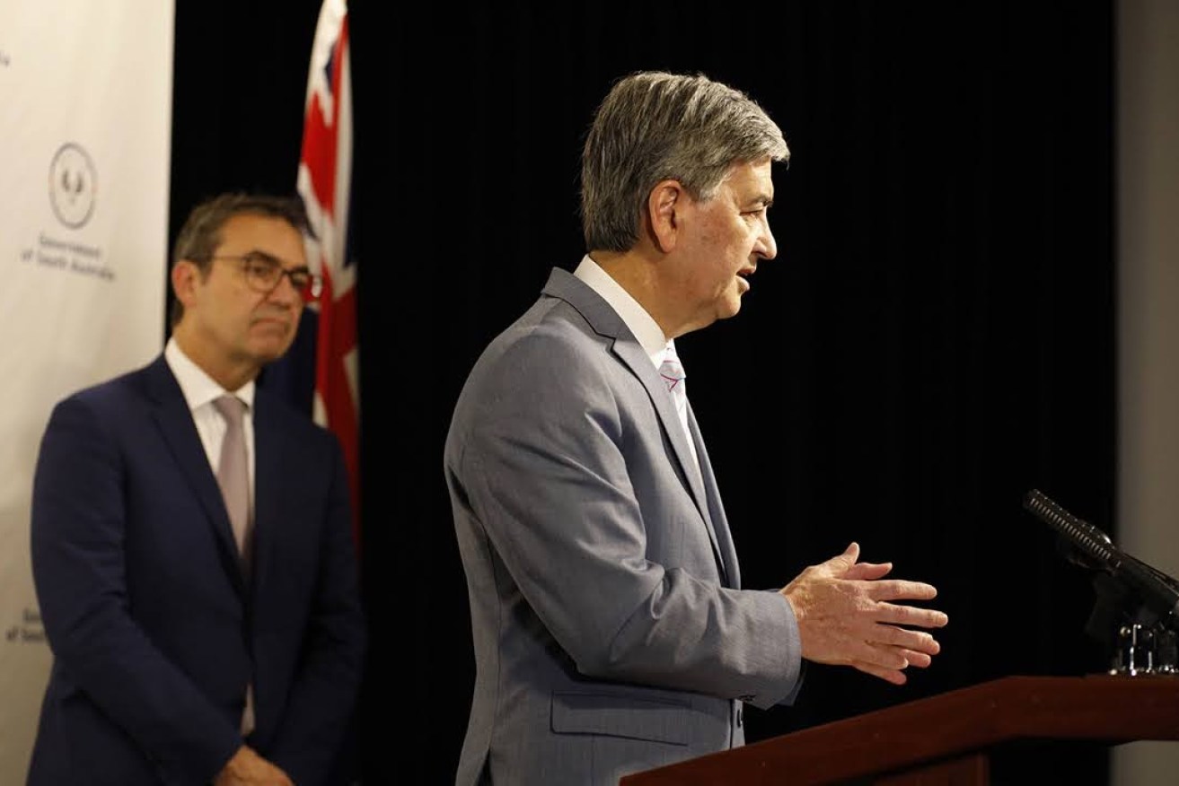 Treasurer Rob Lucas chairs the committee overseeing government advertising, which also includes three of the Premier's staff. Photo: Tony Lewis/InDaily 