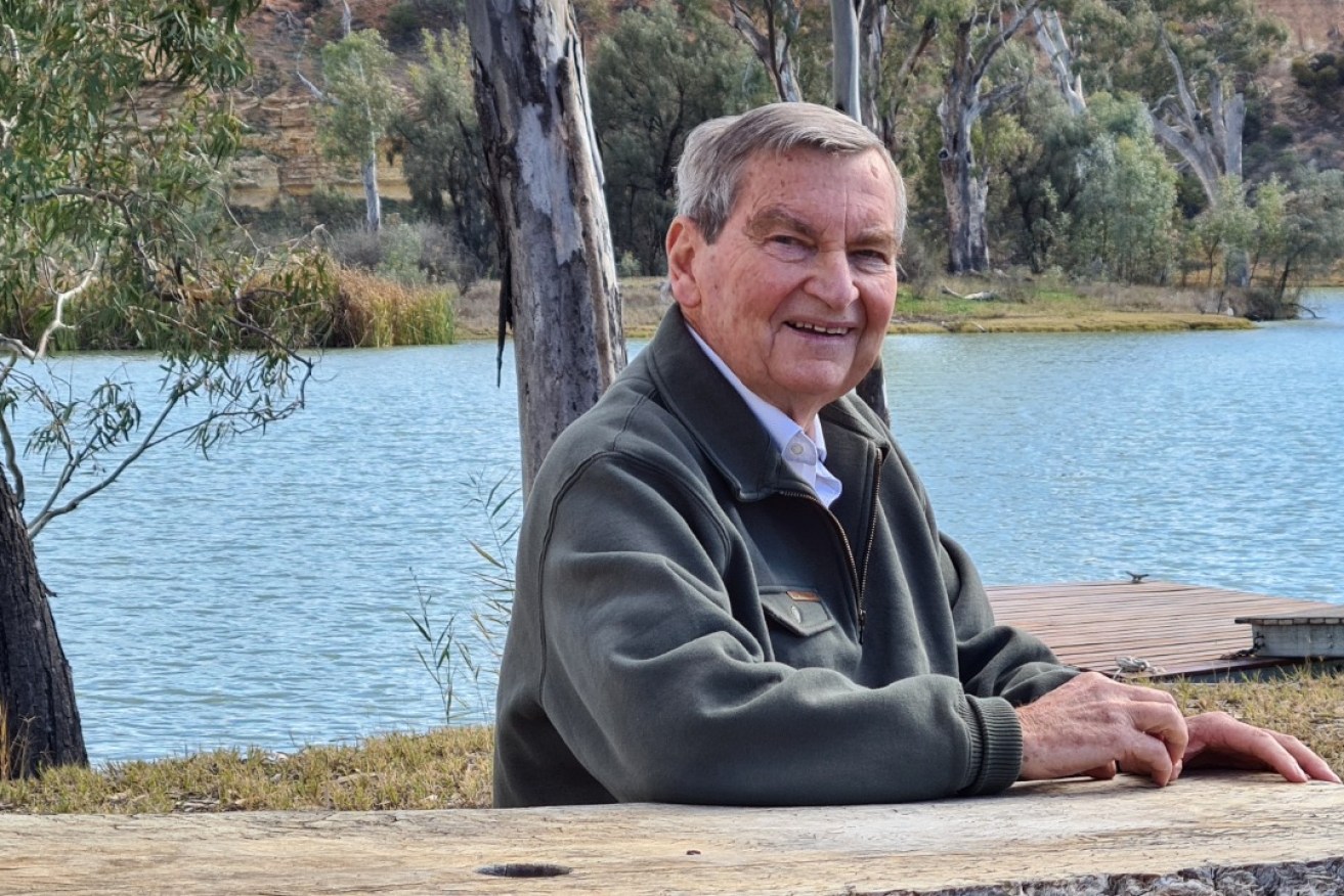 The retired Federal MP enjoys returning to his riverfront property near Taylorville where he has a modest cabin and camping spot. Photo: Christine Webster