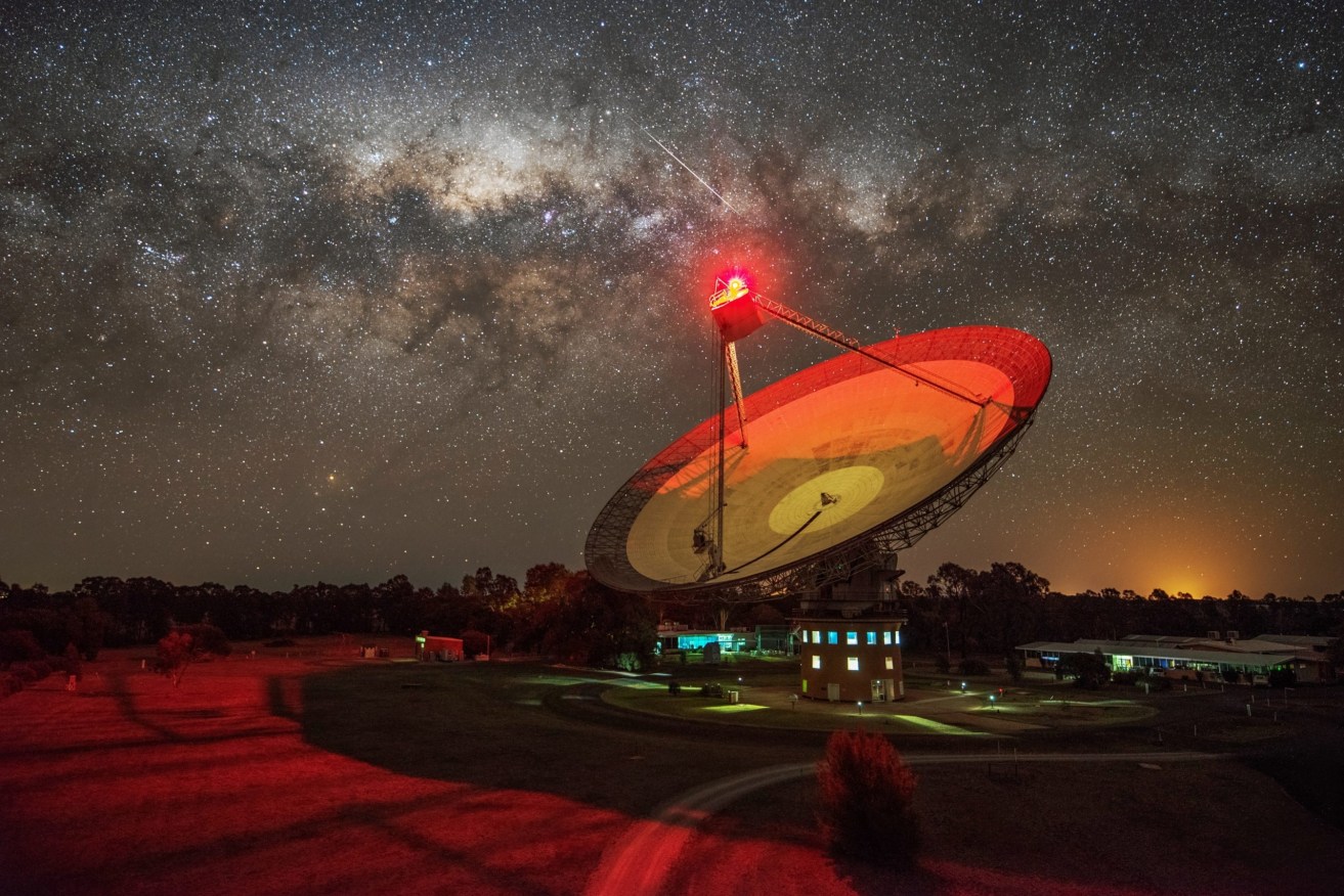 The CSIRO's radio telescope at Parkes Observatory in New South Wales is one of many "eyes on the skies". Supplied image