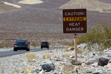 World’s hottest temperature for a century at Death Valley