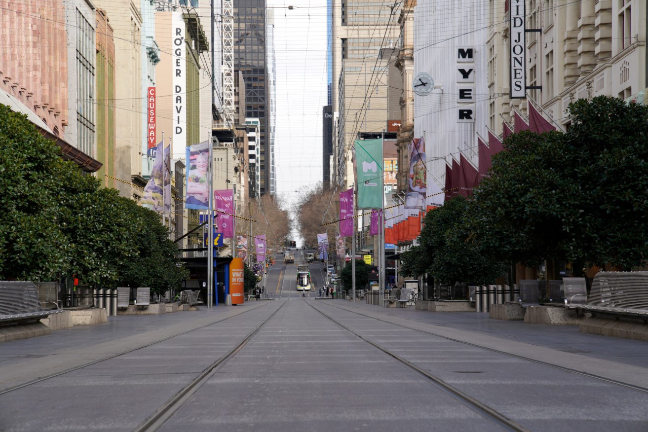 Melbourne's Bourke St mall. Photo supplied