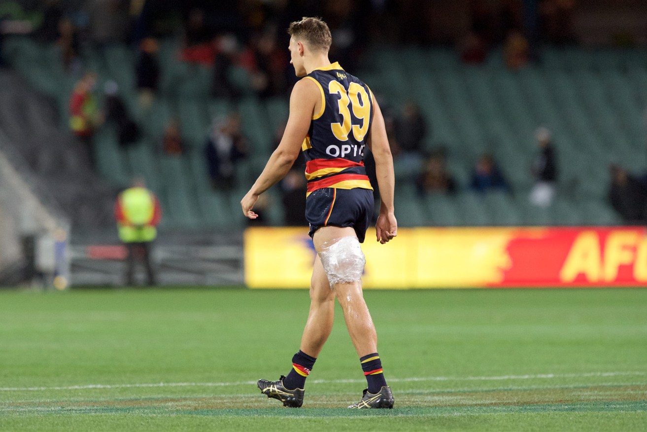 Tom Doedee will miss Saturday's clash with Carlton. Photo: Michael Errey / InDaily