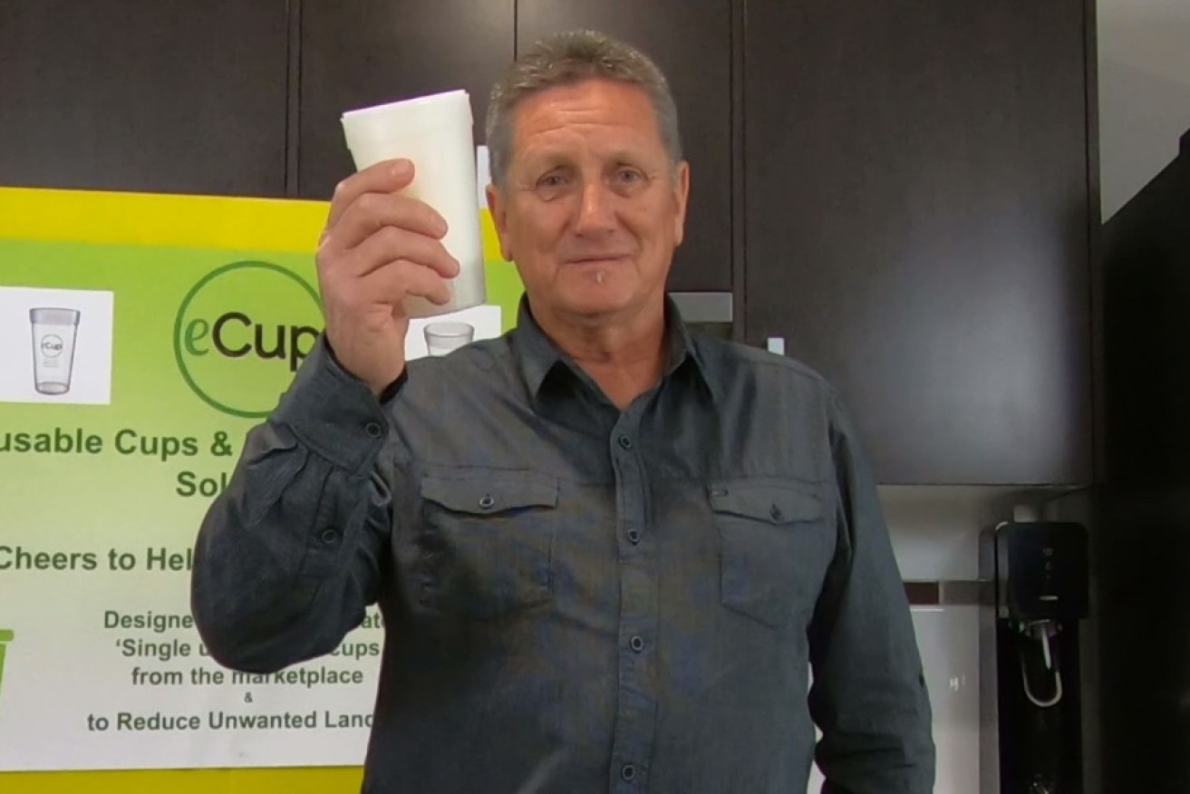eCup founder John Maule will launch a Kickstarter campaign today to raise funds to manufacture his interactive keep cups in SA.