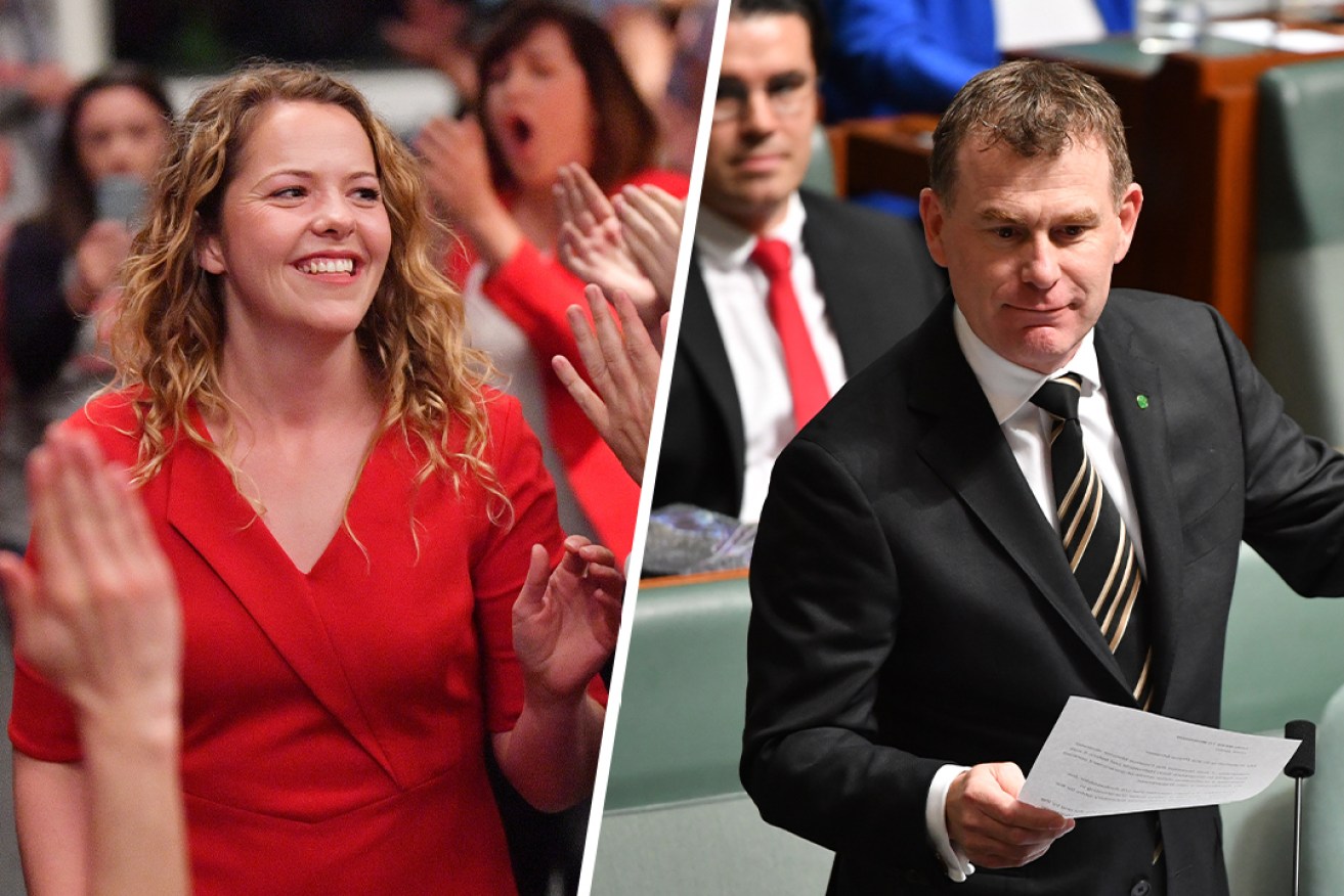 Nadia Clancy is expected to run in Elder, while Labor insiders say Nick Champion is considering a switch to Light. Photos: AAP