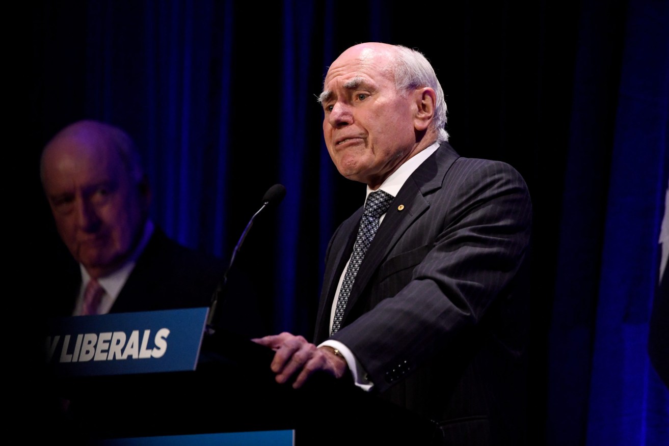 Former prime minister John Howard a Liberal function last year. Photo: Bianca De Marchi / AAP