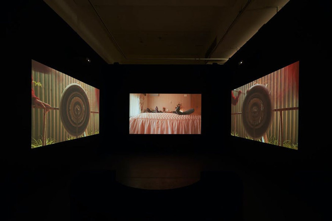 Emmaline Zanelli’s video work looks at her Nonna’s life in domestic and industrial workplaces. Photo: Sam Roberts