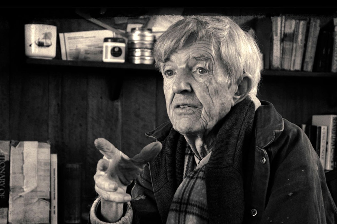 John Croall in a portrait taken by photographer Alex Frayne during filming of Yer Old Faither.