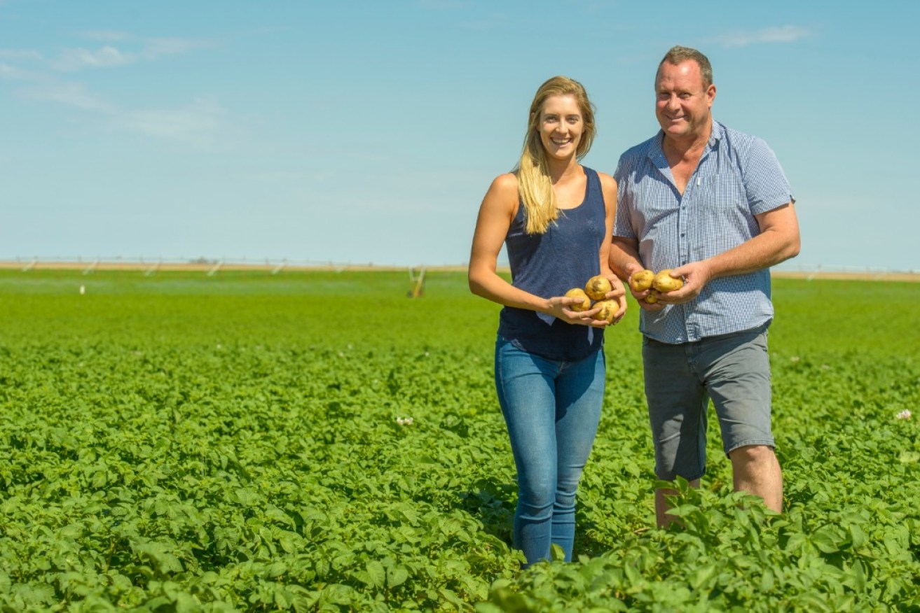 Father and daughter team Mark and Renee Pye have announced a $35 million potato plant at Parilla.