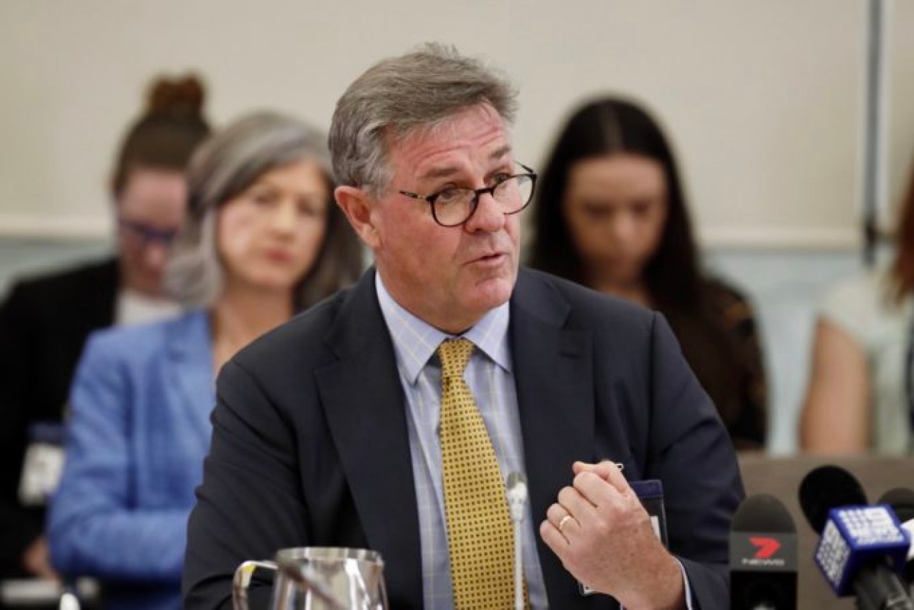 SA Health CEO Chris McGowan has accused politicians of treating the deaths of four babies as a "soap opera". Photo: Tony Lewis/InDaily