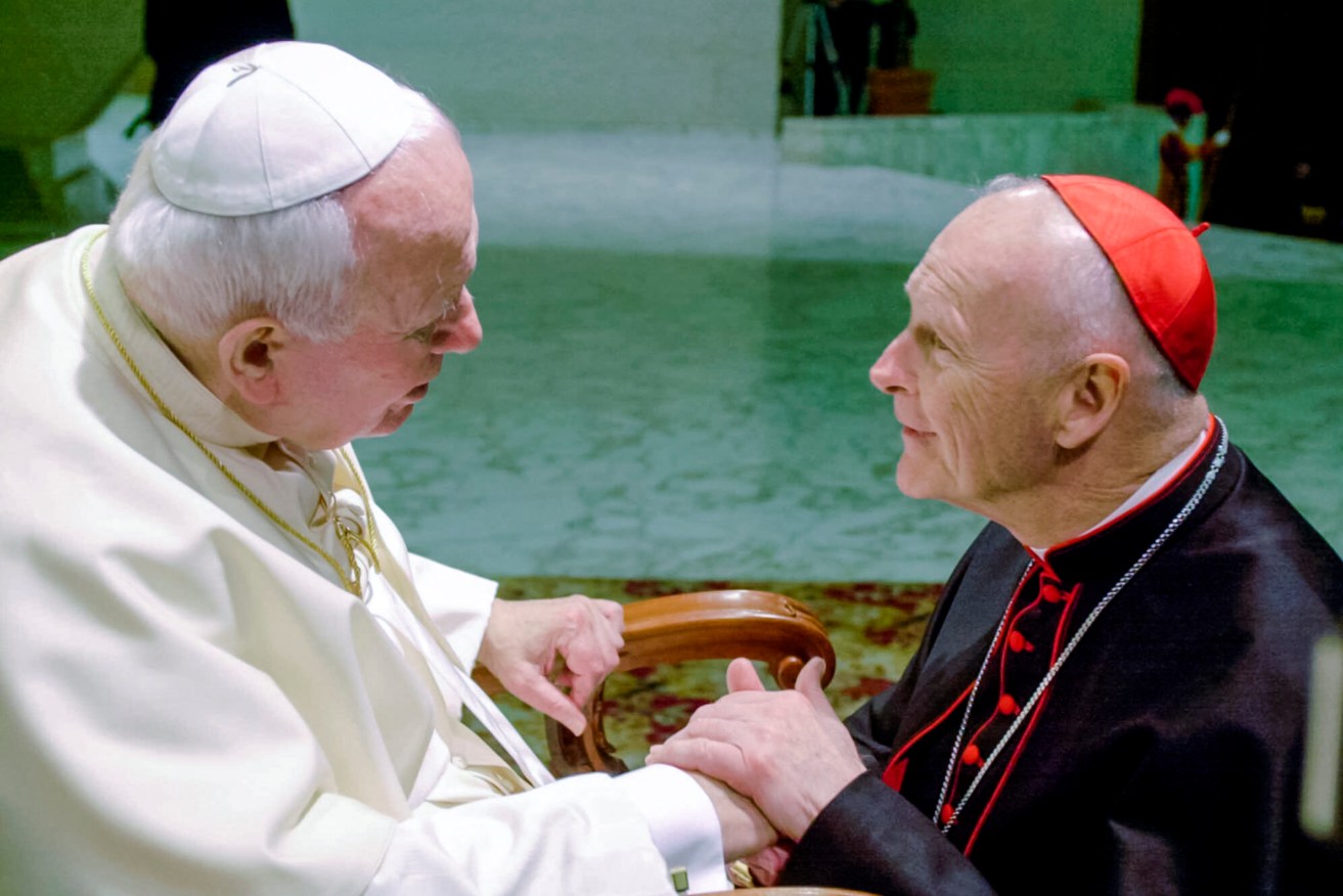 Pope John Paul promoted US Cardinal Theodore McCarrick despite church officials warning about persisent rumours of sex abuse. Photo: AP/Massimo Sambucetti