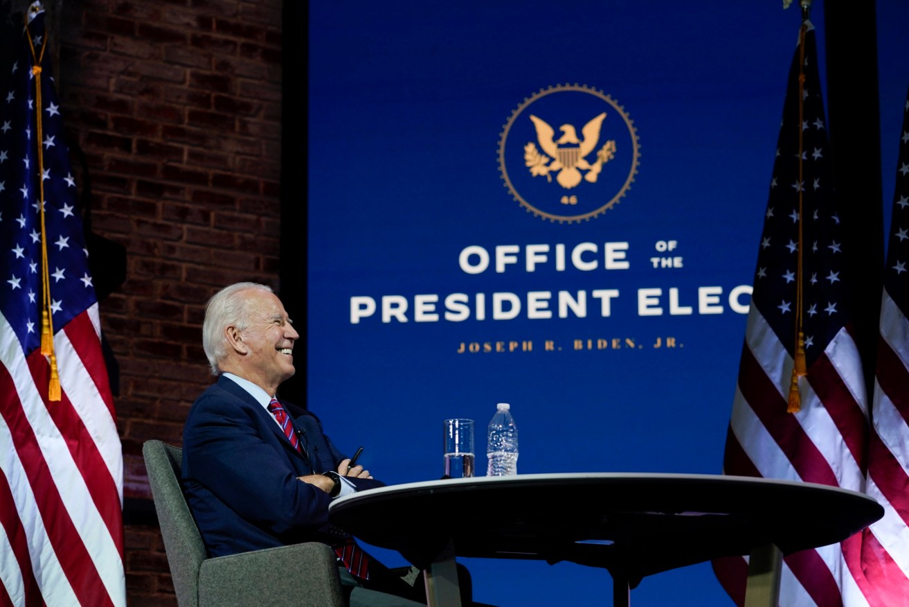 President-elect Joe Biden. Photo: AP/Carolyn Kaster