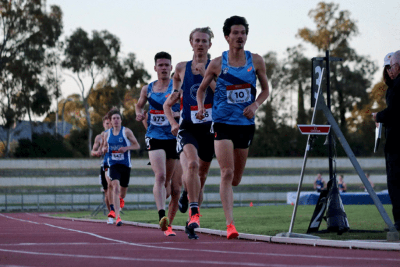 Runners tested their legs in the 5000m Time Trial on Saturday night. Photo: Athletics SA