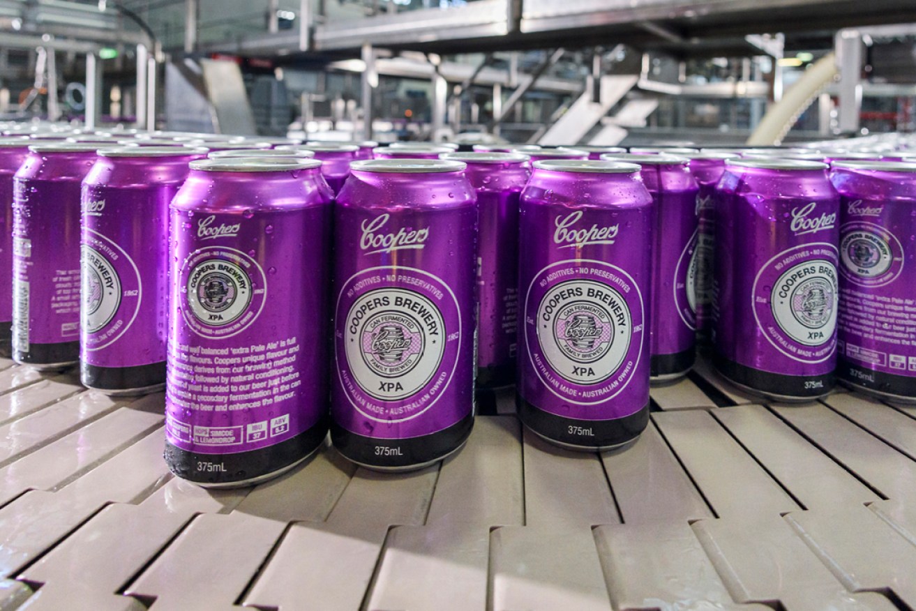 Releasing Coopers XPA in cans in August 2019 has helped drive sales. Picture: Tom Roschi