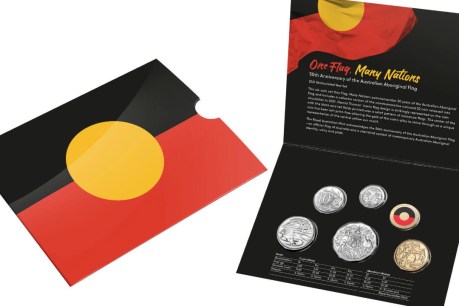 Commemorative coin raises Aboriginal flag copyright debate