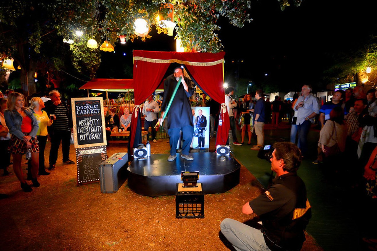 Doorway Cabaret at Gluttony - Fringe will offer more open-air experiences in 2021. Photo: Trentino Priori