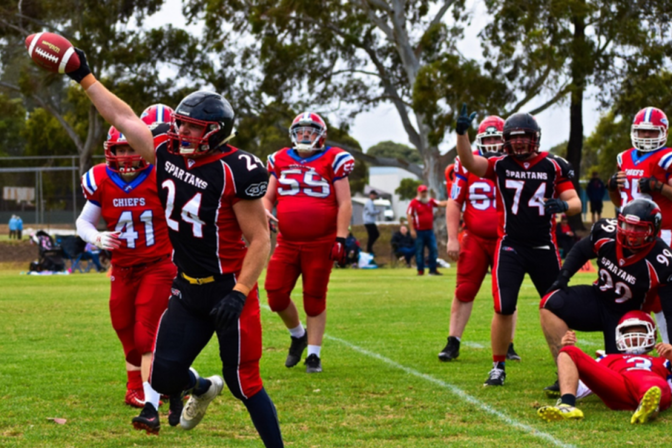 Port Adelaide Spartans  rode roughshod over the South City Chiefs to secure a place in the Grand Final against Adelaide University Hogs. Photo: Magdalena Kanik/Kanik Photography