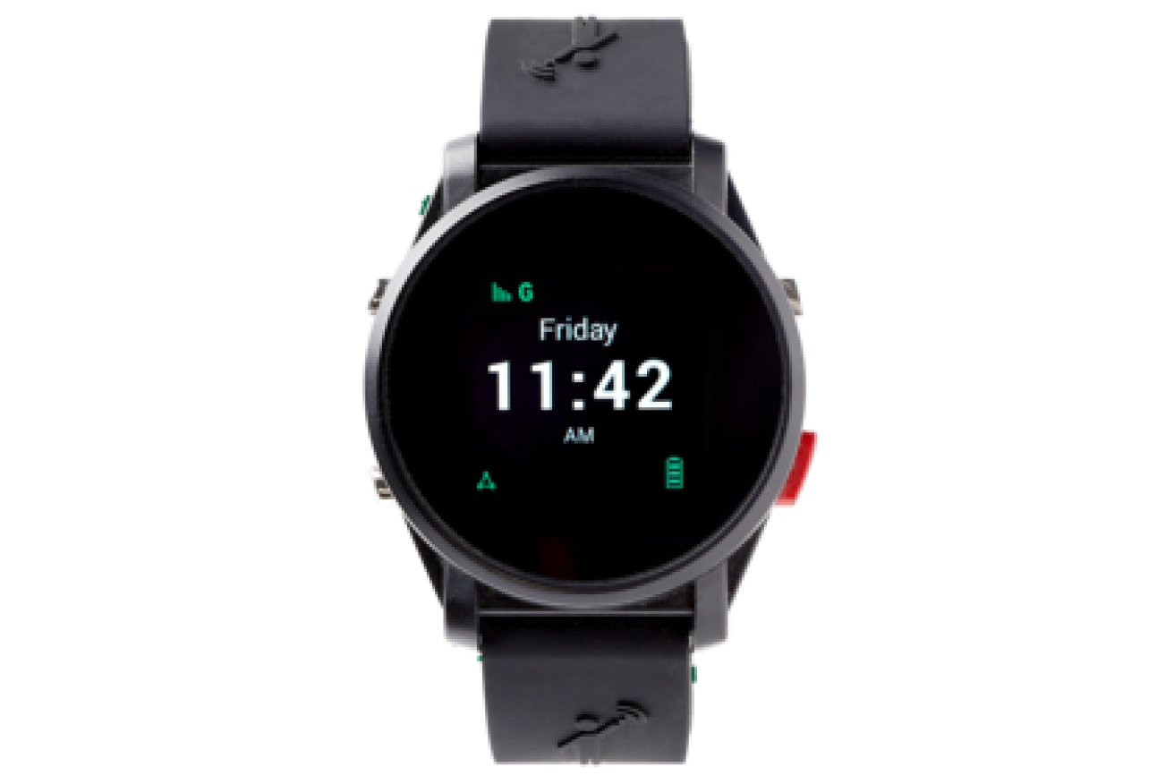 An example of a personal medical alarm smartwatch.