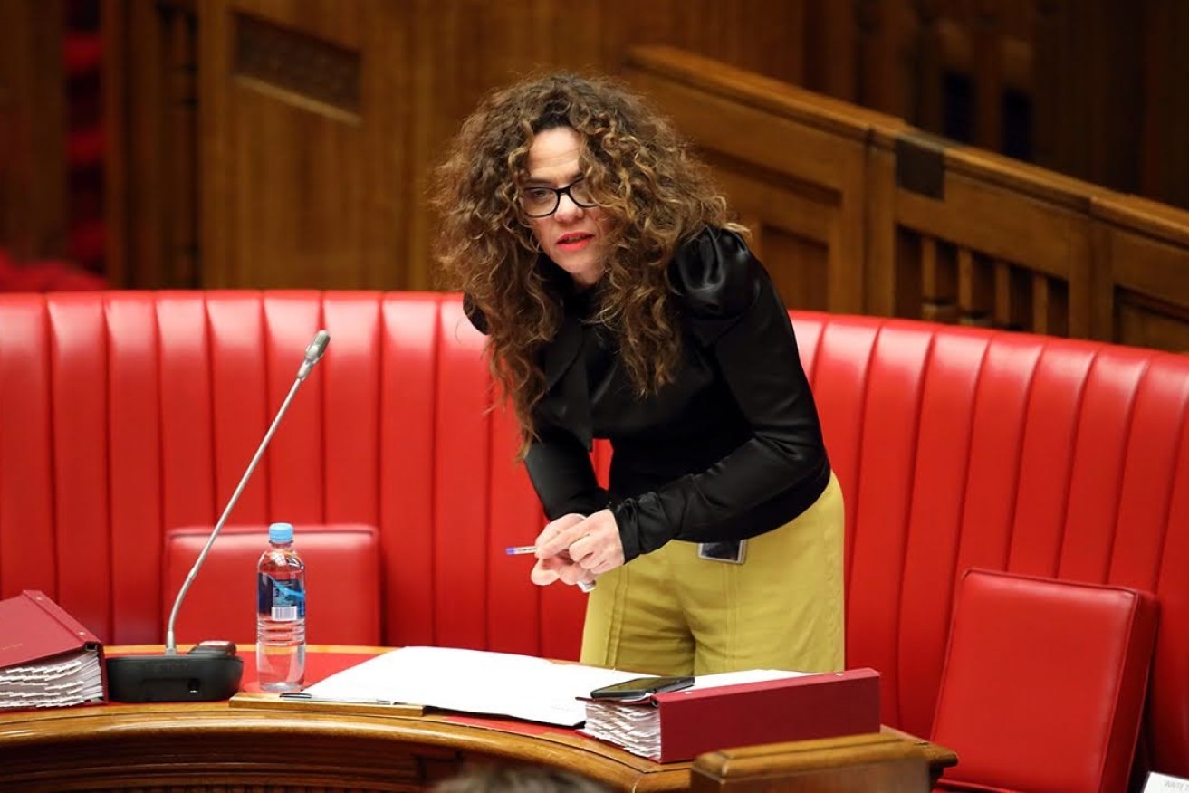 Connie Bonaros in parliament last year. Photo: Tony Lewis / InDaily