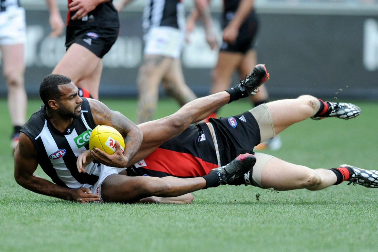 Complaints about racism within his club by former Collingwood player Heritier Lumumba prompted an investigation. Photo: AAP /Joe Castro