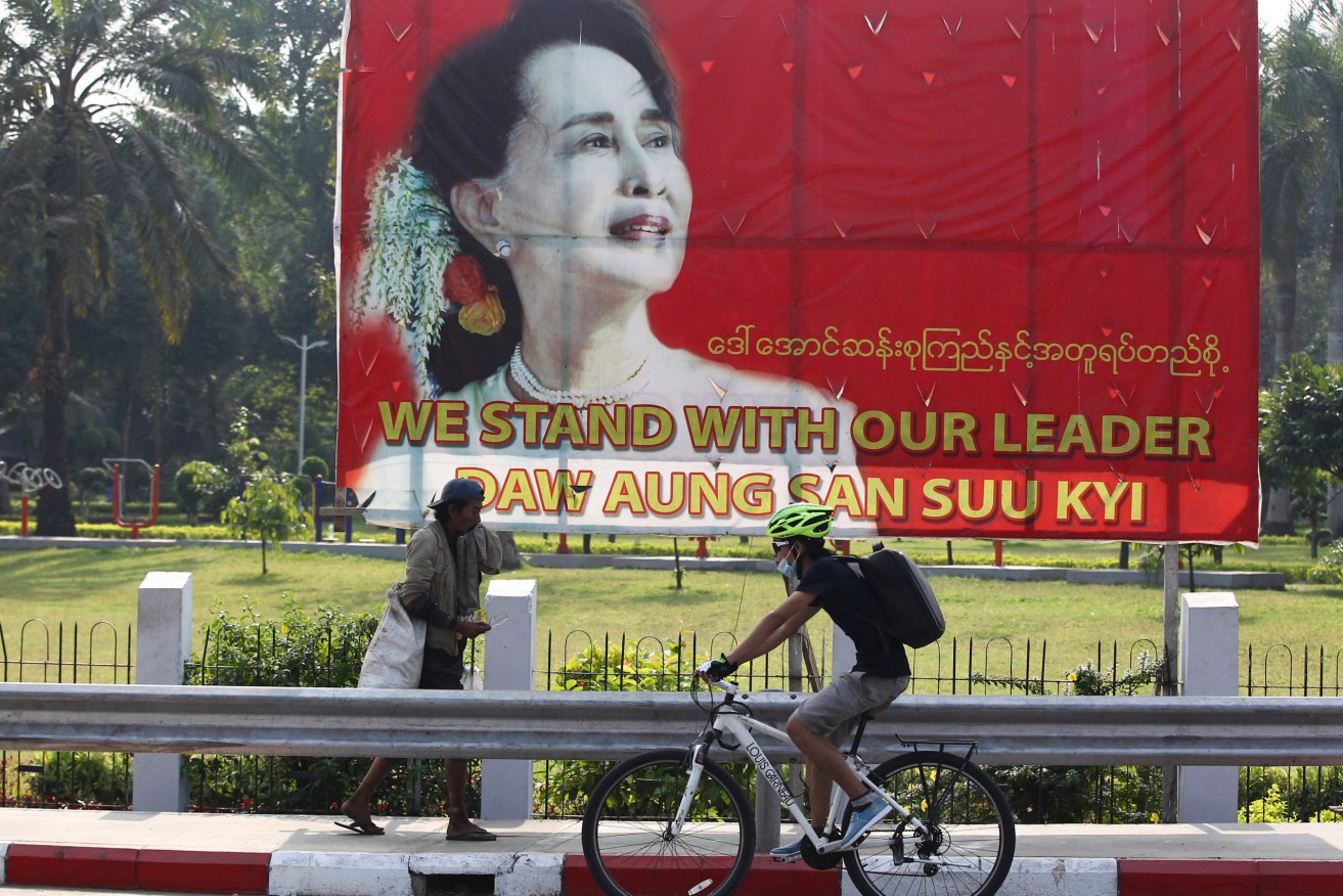 Myanmar's military says fraud was involved in a recent landslide election win to Aung San Suu Kyi's ruling party. Photo: AP/Thein Zaw