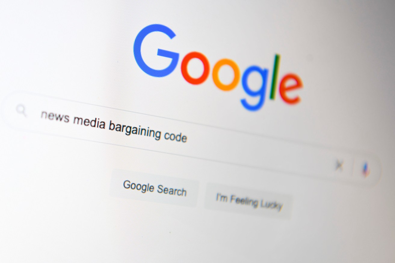 Google is licensing news content from a range of Australian independent and regional publishers from today. Photo: AAP/Lukas Coch