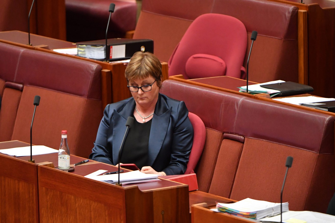 Defence Minister Linda Reynolds is on medical leave. Photo: Mick Tsikas/AAP