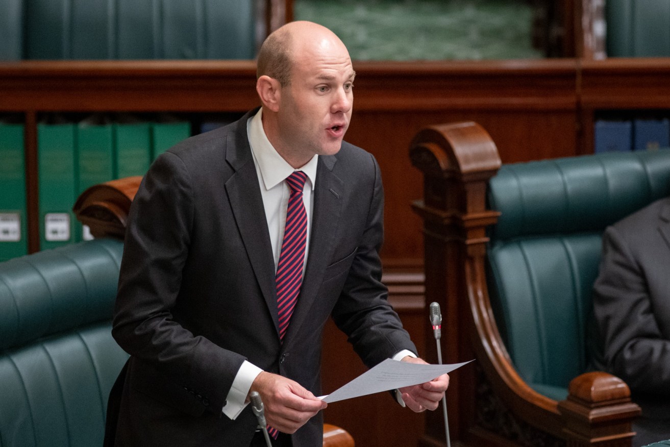 Sam Duluk in parliament this year. Photo: Tony Lewis / InDaily