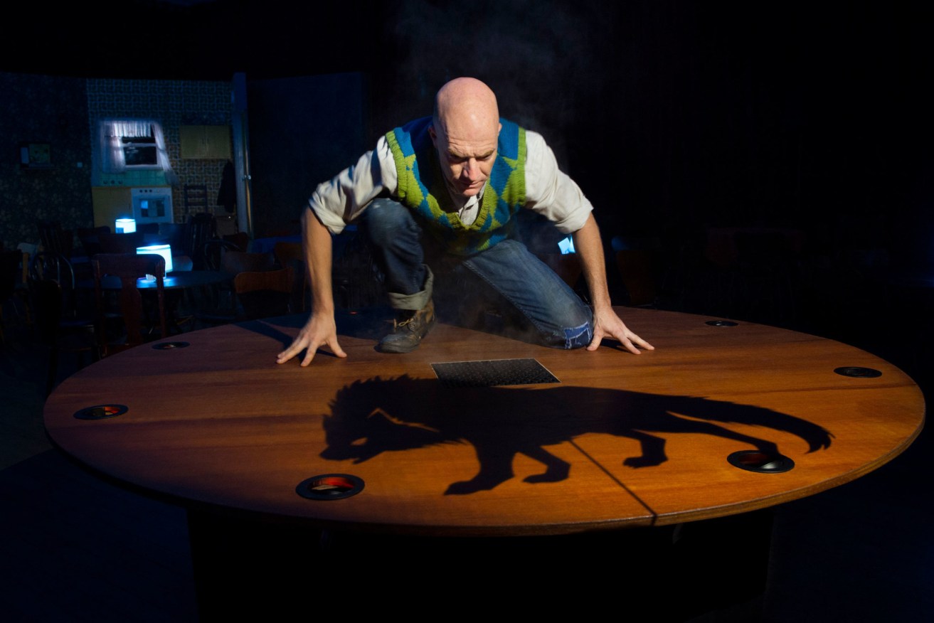 Bryan Burroughs’ outstanding performance is the core of The Boy Who Talked to Dogs. Photo: Andy Rasheed