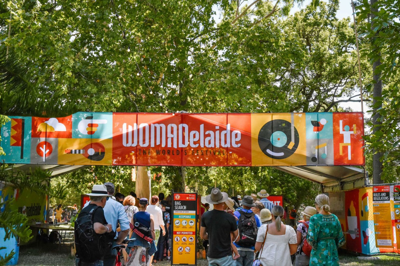WOMADelaide will present four concerts in King Rodney Park next month. Photo: Jack Fenby