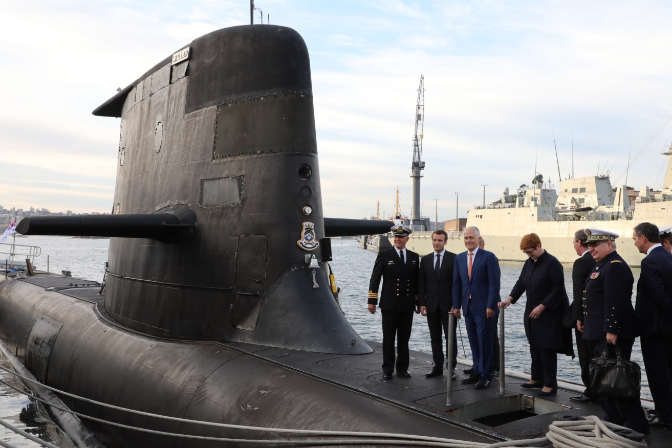A Collins-class submarine operated by the Royal Australian Navy, at Garden Island in Sydney (Photo: Ludovic Marin)