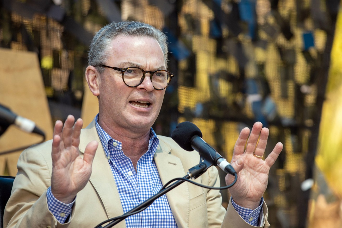 Former Liberal Cabinet member and senior politician Christopher Pyne at Adelaide Writers' Week. Photo: Tony Lewis