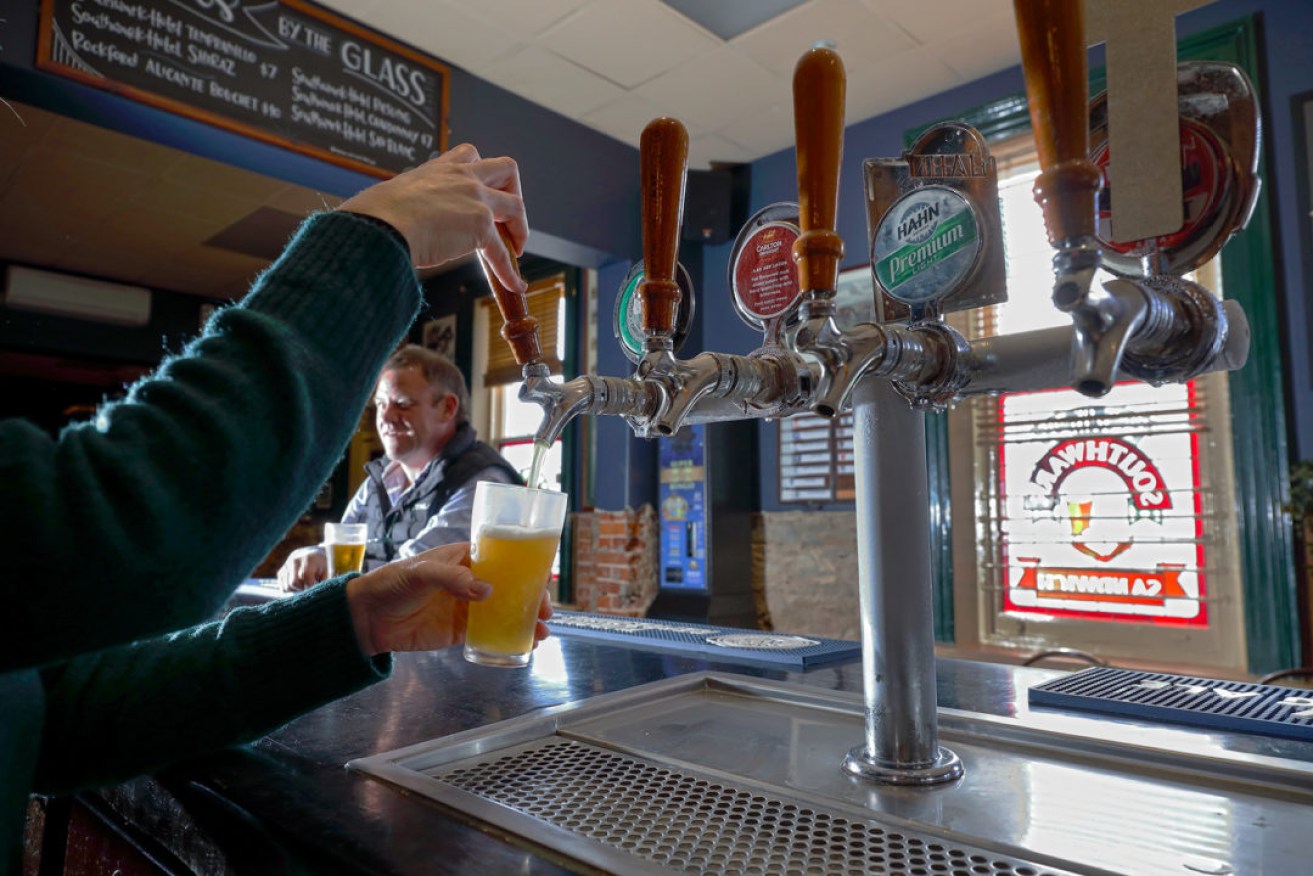 Pubs such as Thebarton's Southwark Hotel will be able to increase capacity to 75 per cent following changes to South Australia's coronavirus restrictions, announced today. Picture: Tony Lewis/InDaily. 