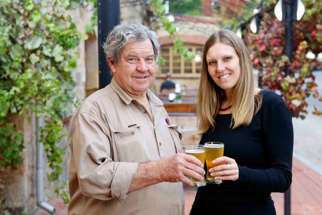 John Meek and daughter Renae are the new leasehold owners of The Hahndorf Old Mill Hotel. Photo: Ben Kelly.