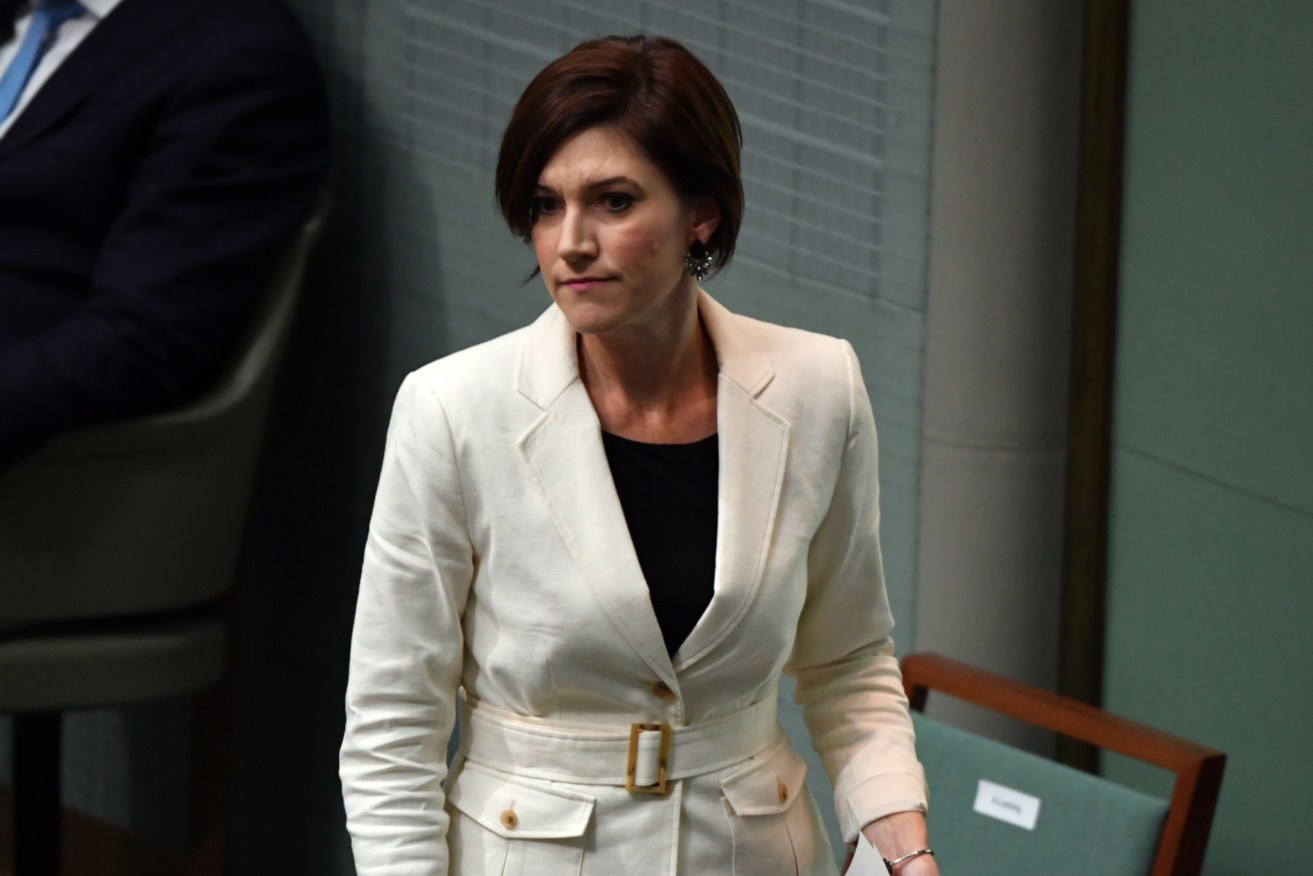 Outgoing Boothby MP Nicolle Flint last month. Photo: Mick Tsikas / AAP