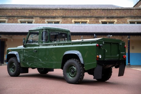 Custom Land Rover to carry Prince Philip’s coffin