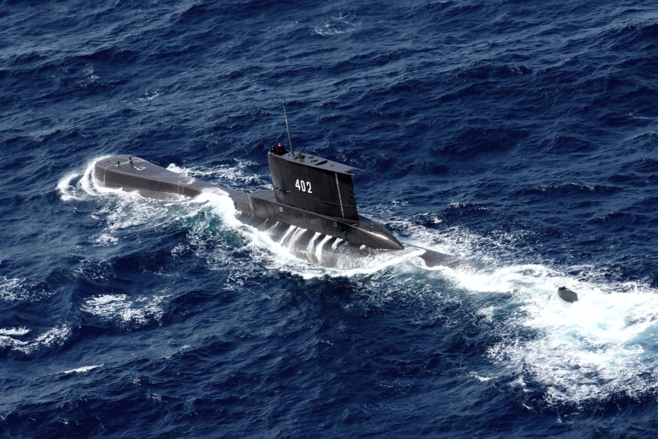Indonesian Navy submarine KRI Nanggala went missing north of Bali. Photo: AP/Eric Ireng