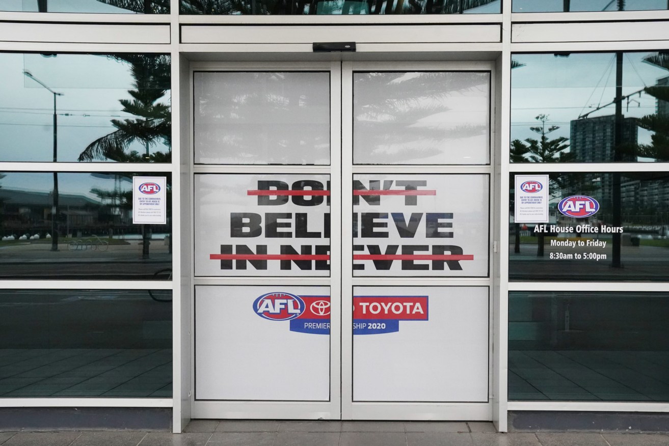 AFL House in Melbourne. Photo: AAP/Michael Dodge