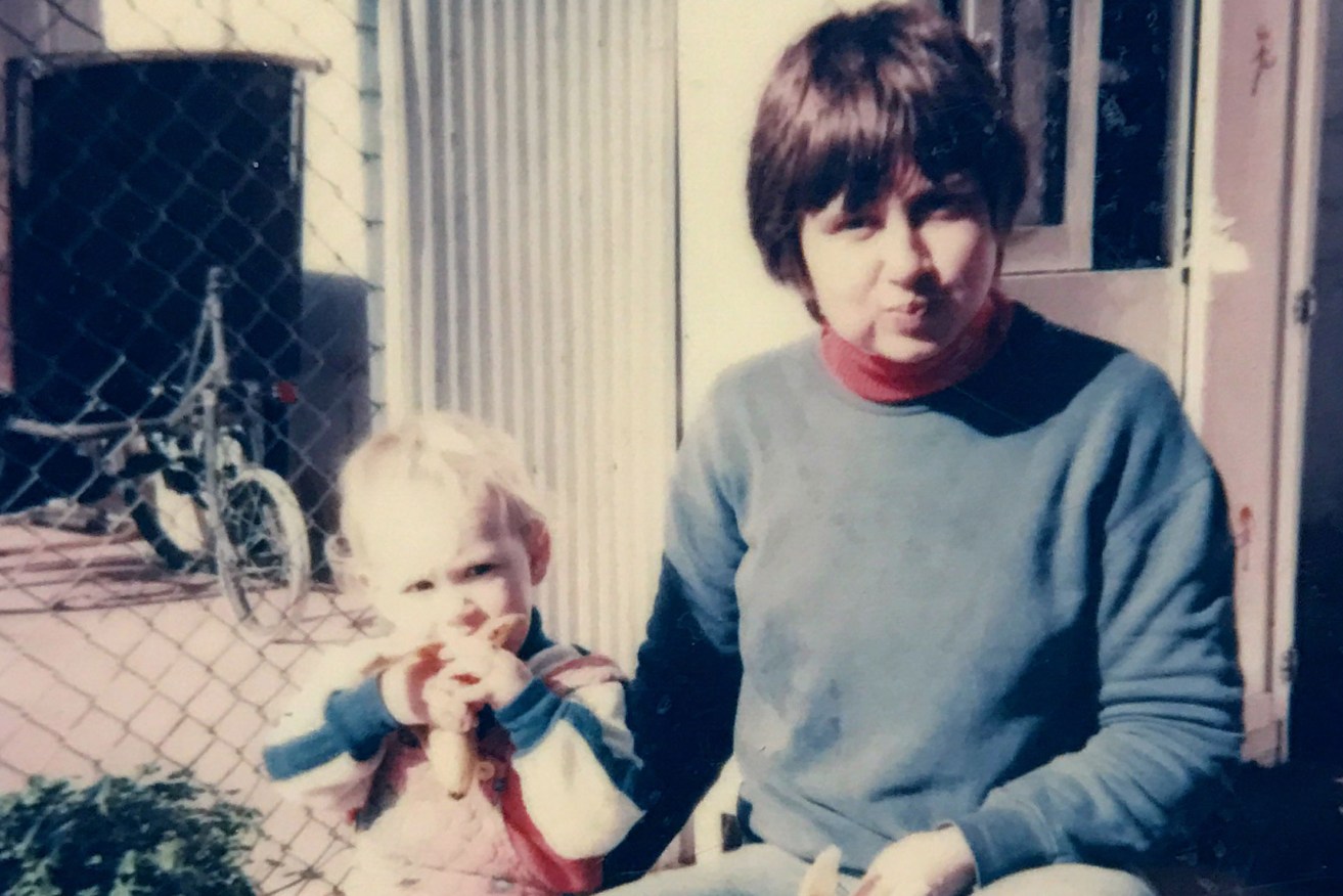 "I never considered my family ‘broken’."  Ianto Ware as a toddler with his mother Dimity.